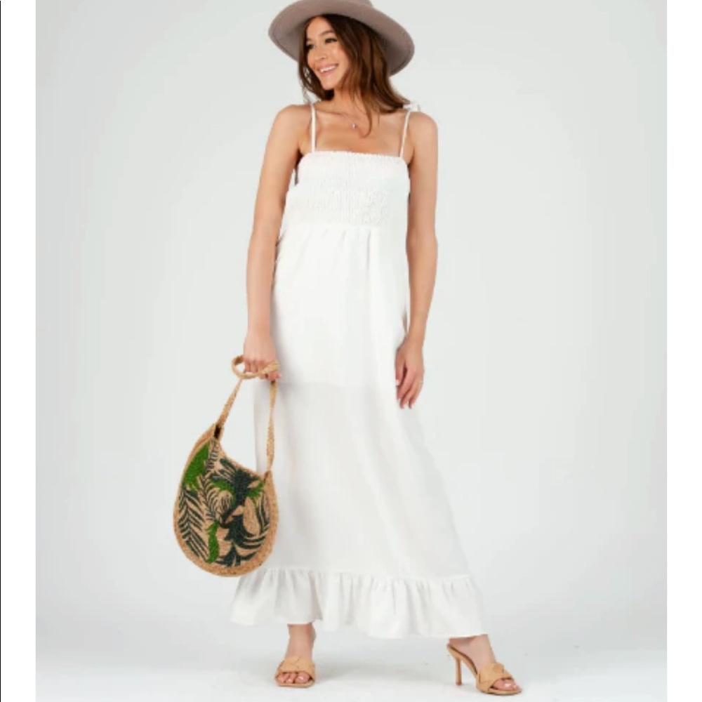 NWT Lucca Couture white resort dress